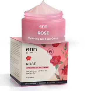 ENN Rose Hydrating Gel Face Cream With Rose Oil & Aloe Vera Gel For Glowing Skin