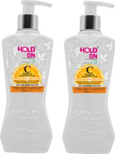 HOLD ON Vitamin C Brightening Lotion | FaceGlow | Fairness | BabySoftSkin Pack Of 2