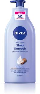 NIVEA Lotion Shea Smooth, Moisturizer Lotion with Deep Nourish Serum, Shea Butter
