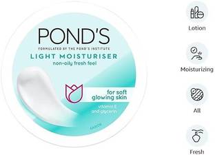 POND's LIGHT MOISTURIZER NON OILY FRESH FEEL CREAM 300 ML PACK OF 1