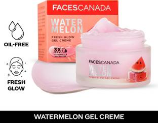 FACES CANADA Watermelon Fresh Glow Gel Creme| Niacinamide & Vitamin C & B5 | Youthful Glow