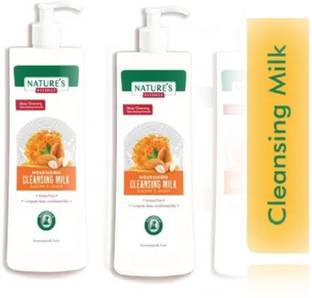 Nature's Essence Nourishing Cleansing Milk Almond & Honey Lotion 400ml Pack Of 2