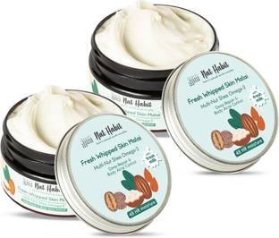 Nat Habit Shea Butter Omega 3 Moisturizer Body Cream, Anti-Aging & Collagen Boost