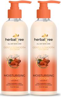 Herbal Tree Moisturising Lotion With Almond & Cocoa Butter For Fresh Hydration (1000ml)