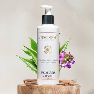 Vedicderm Psoriasis Body Cream with 2% Bakuchi Extract Skin Barrier Repair Psoriatic skin