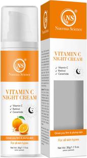 Nuerma Science Vitamin C Night Cream with Retinol & Ceramide For Skin Brightening