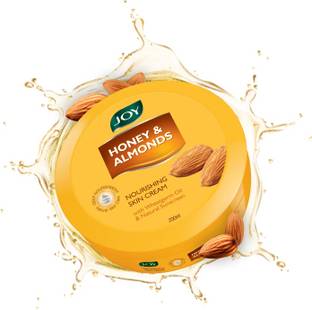 Joy Honey & Almonds Nourishing Skin Cream with Wheatgerm Oil Ingredient and Natural Sunscreen for All Skin Type
