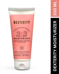 DEXTERITY Hydrating & Moisturizing Long- Lasting Face Body Moisturiser