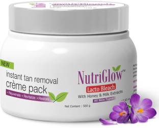 NutriGlow Creme Pack Lacto Bleach, Tan Removal & Bright Skin