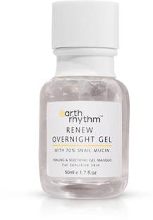 Earth Rhythm Renew Overnight Gel with Snail Mucin, for Sensitive Skin - 50ml