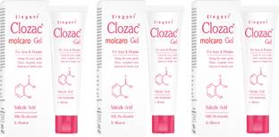 MOLCARO :CLOZAC GEL for acne &pimpals PACK OF3