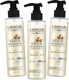 L'avenour Shea Butter Moisturizing Body Lotion For Deeply Hydrate & Soothe Dry Skin