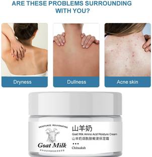 CHITAKSH Goat milk body lotion Whitening Moisturizing Skin Body Cream Smoothing (50 gm)