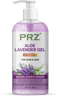 PRZ Aloe Lavender Gel for Skin & Hair | Soothes, Hydrates, Moisturizes Skin and Hair