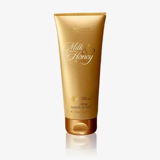 Oriflame Sweden milk & honey gold smoothing sugar scrub (200 gm )