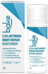 Bake Cosmetics Retinol Night Cream with 2.5% Retinoid for Anti Ageing, Fine Lines & Wrinkles