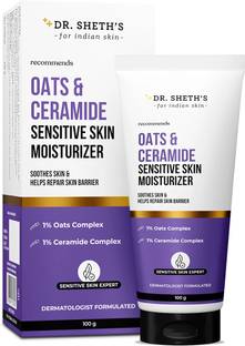Dr. Sheth's Oat & Ceramide Sensitive Skin Moisturizer | Oil-Free 1% Oats & Ceramide Complex