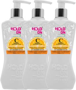 HOLD ON Vitamin C Brightening Lotion | FaceGlow | Fairness | BabySoftSkin Pack Of 3