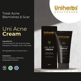 Uniherbs Uni Acne Cream | Anti Acne Care, Pimple Control Moisturizer Face Cream For Women