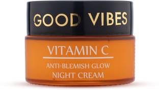 GOOD VIBES Anti Blemish Glow Vitamin C Night Cream For Radiant and Glowing Skin