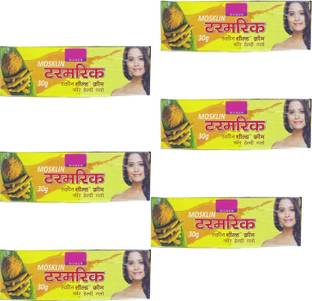MOSKLIN TERMERIC FACE SHIELD CREAM FOR MULTIPURPOSE & CLEANSING SKIN PACK OF - 30g x 6