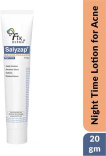 Fixderma Salyzap Night Time Lotion For Acne Scars & Pimples, Suitable for Acne Prone Skin