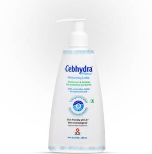 Cebhydra SunPharma Lotion Deep Hydration for Sensitive Skin, 12hrs Moisturization