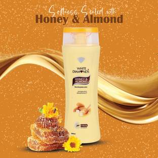White Diamonds Honey and Almond Lotion – Nourishing & Moisturizing Formula | Soft, Glowing Skin