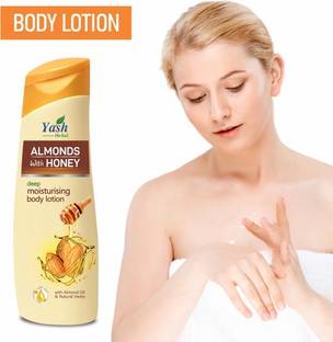 Yash Herbal Almonds With Honey Deep moisturising Body lotion For Women And Men