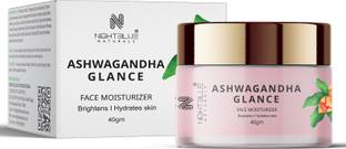 NightBlue Naturals Ashwagandha Glance Brightens Hydrates Skin Face Moisturizer