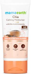 Mamaearth Chia Calming Moisturizer Face Cream For Dry & Sensitive Skin | 24H Long Lasting