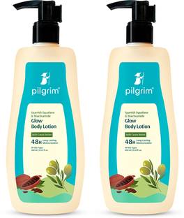 Pilgrim Body Lotion with Cocoa Butter 48H Long-Lasting Moisturization Pack of 2