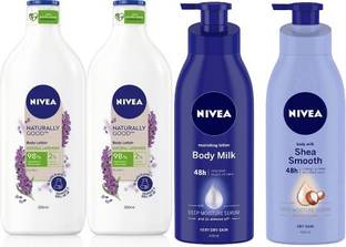 NIVEA Body Milk & Shea Smooth Nourishing Lotion