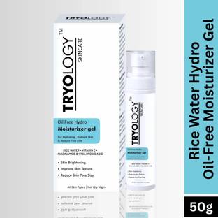 Tryology Oil-Free Rice Water Hydro Moisturizer Gel With Vit-C, Niacinamide, HA