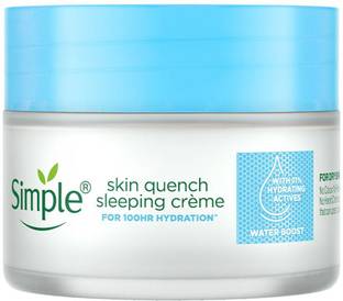 Simple Water Boost Skin Quench Sleeping Creme