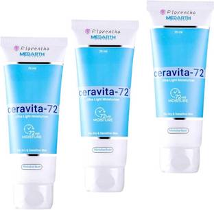 FLORENTHA CERAVITA-72 ULTRA LIGHT MOISTURIZER FOR GLOWING SOFT SKIN FOR PACK OF- 70ml x 3