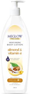 meglow Almond & Vitamin-E Body Lotion for Winter | Best Moisturizer for Dry Skin