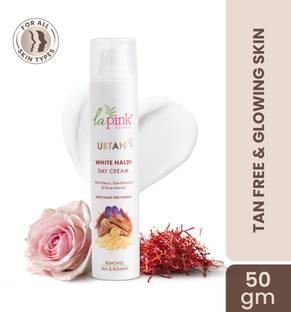 La Pink Ubtan Day Cream SPF 15 with Saffron For Glowing Skin & Tan Removal