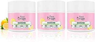 Pure Origin Korean Vitamin C Moisturizer| 24-Hour Moisturization (Pack of 3*100g)-