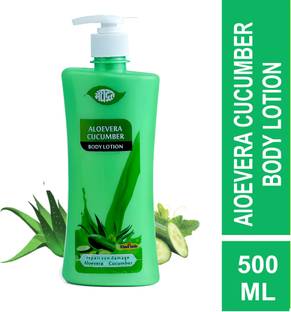 KHADI MEGHDOOT AYURVEDIC ALOEVERA CUCUMBER BODY LOTION 500 ML