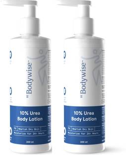Be Bodywise 10% Urea Body Lotion | 48 Hour Dry Skin Relief | For Dry & Flaky Skin| 200ml x 2