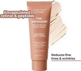 Conscious Chemist Retinol Night Cream | Anti-Aging Moisturizer for Face & Neck | Reduces Wrinkles