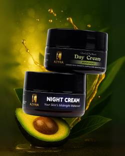 Azyra Day & Night Cream Combo – Avocado Moisturizing Day Cream + Repair Night Cream