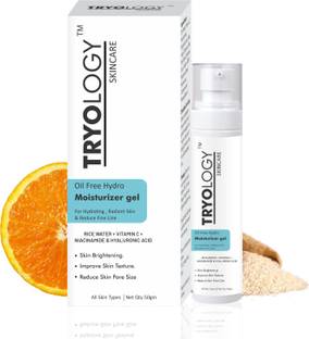 Tryology Oil-Free Rice Water Hydro Moisturizer Gel With Vit-C, Niacinamide, HA