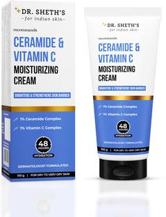 डॉक्टर शेठ्ज़ Ceramide & Vitamin C Moisturizing Cream | 48hr Deep Hydration