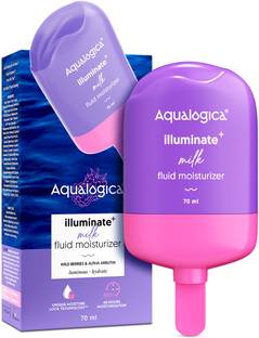 Aqualogica Illuminate+ Milk Fluid Moisturizer | Lightweight Milk-Like Texture