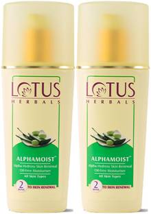 LOTUS HERBALS Alphamoist Alpha Hydroxy Skin Renewal Oil Free Moisturizer