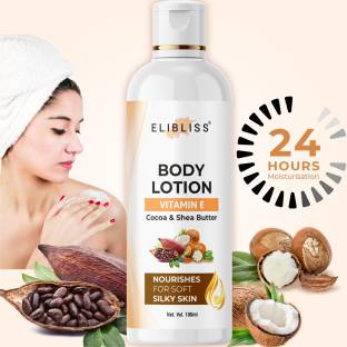 ELIBLISS Intensive Care Cocoa Glow Body Lotion Healthy Brightening Daily Body