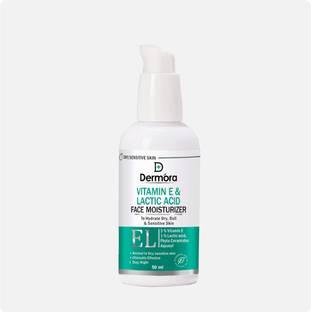 DERMORA Vitamin E & Lactic Acid face Moisturizer