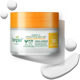 Simple Protect N Glow Vitamin C Moisturising Glow Gel, 50g